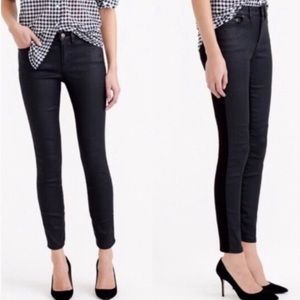 J. Crew two tone black toothpick skinny jeans